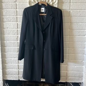 DKNY lightweight coat in black